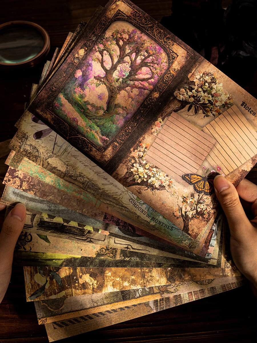 40pcs Kích thước lớn Tối Tấn Cắt DIY Giấy Đối với bao bì , Và Hộp Quà Đồ trang trí - Nhiều màu - Xem 1