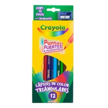 Lapices de Colores Crayola 12  piezas  Triangular - Multicolor - Ver 2