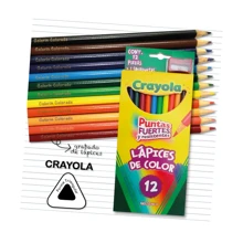 Lapices de Colores Crayola 12  piezas  Triangular - Multicolor - Ver 1