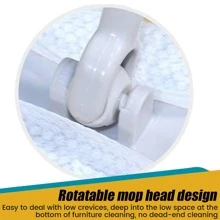 1 Set Of Long-handled Mop With Paper Package/3 Packs Of Mop Refill Paper, Household Static Dust Removal Mop 51.2 Inch Foldable Handle, Disposable Vacuum Paper Brush Line Thread Flat Mop Remover Cleaning Tool, Hands-free Cleaning Duster, For Home Cleaning Tool