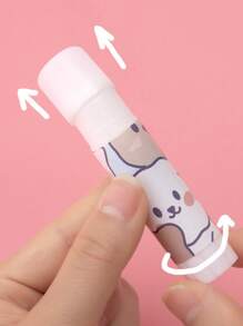 5pcs/Set Random Cartoon High Viscosity Sturdy Handmade DIY Solid Glue Sticks - Multicolor - View 4