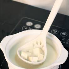 矽膠炊具帶木柄,包括湯勺,鍋鏟和不粘鍋烹飪套裝 - 烹飪爪 - 查看 10