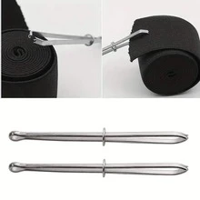 3pcs/6pcs Elastic Band Sewing Tool, Elastic Threader, Quick Drawstring Threader, Pin With 2pcs Clips, Artifact Jeans, Shorts, , Waistbands - Silver - View 5