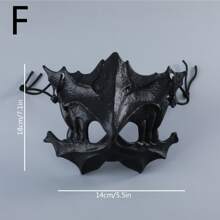 Máscara De Cosplay Para La Fiesta De Mascarada O De Disfraces - Blanco y Negro - Ver 6