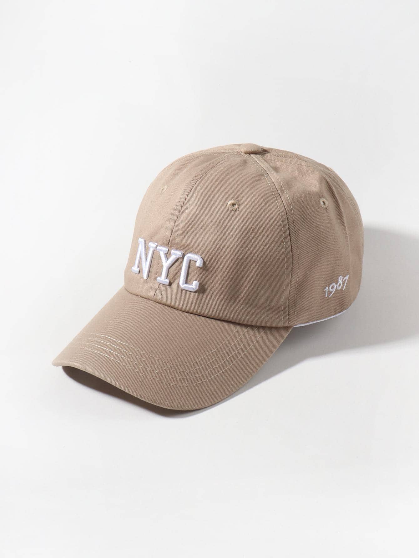 Gorra De Béisbol Para Mujer Con Abertura Para Cola De Caballo - Beige, Secado Rápido, Ajustable