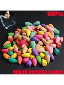 60顆彩色後流香內部芳香塔香,氣味清新劑 - 彩色 - 查看 3