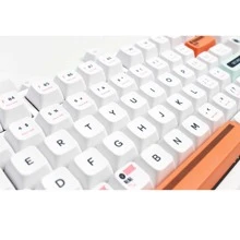 XDA 高度球形机械键盘键帽 PBT 材料升华工艺热转印工艺塑料主题潮流嘻哈都市主题礼物女孩喜爱多色可爱图案设计 137 键大全套通用机械键盘键帽 (白色) - XDA高度-白色塑料137鍵+拔鍵器盒裝 - 查看 10