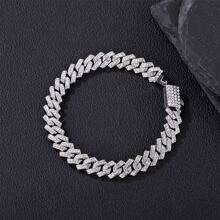 Xương cá Chuỗi Khóa Vòng tay 8Inch , Không giới tính , Thích hợp Đối với Mặc hàng ngày , Trường học , Buổi tiệc , Và Khác Là A Đúng mốt Và Linh hoạt Phụ kiện Với Phong cách đường phố Và Cảm giác , Thích hợp Đối với Năm mới Và Quà sinh nhật Đối với Trẻ em Hoặc - Bạc - Xem 1