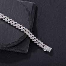 Xương cá Chuỗi Khóa Vòng tay 8Inch , Không giới tính , Thích hợp Đối với Mặc hàng ngày , Trường học , Buổi tiệc , Và Khác Là A Đúng mốt Và Linh hoạt Phụ kiện Với Phong cách đường phố Và Cảm giác , Thích hợp Đối với Năm mới Và Quà sinh nhật Đối với Trẻ em Hoặc - Bạc - Xem 4