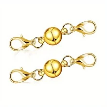 Diy配件連接器磁性龍蝦扣珠寶扣,圓形項鍊扣扣,適用於diy項鍊手鐲珠寶工藝製作 - 彩色 - 查看 11