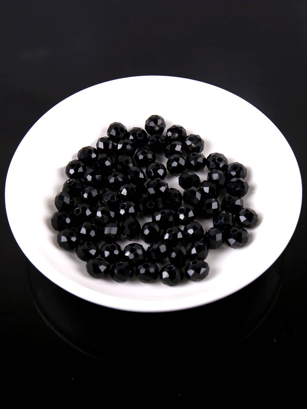Matériau Pour Bijoux Diy Perle Plate De Roue En Cristal De 8 Mm , Perle De Transfert De Coiffe Antique , Collier De Perles Tissé Pour Bracelet Non-fading