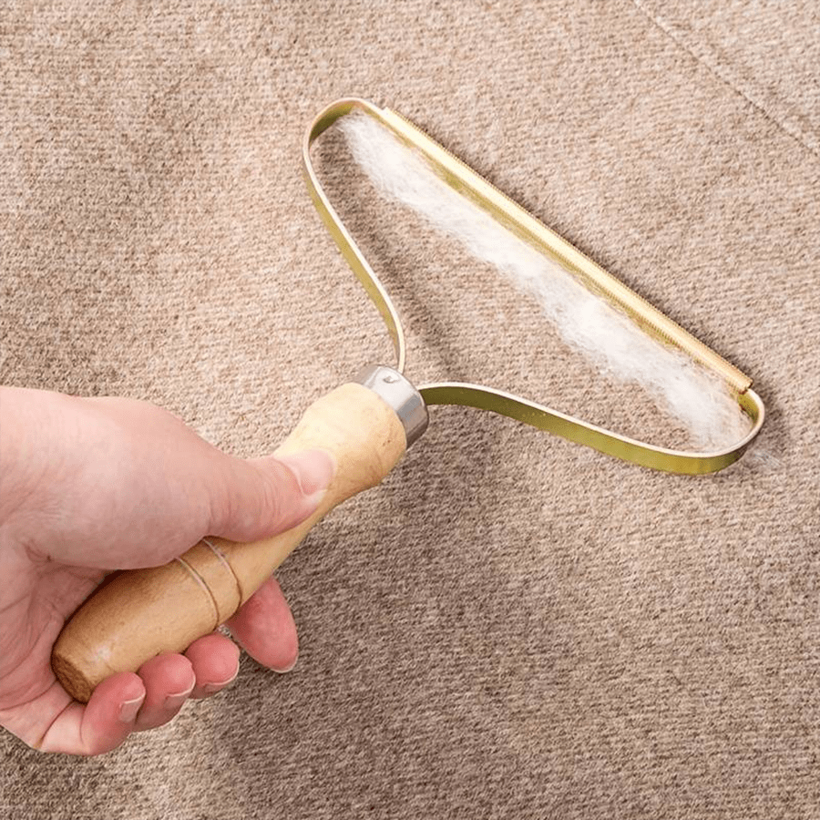 Portable Lint Remover Copper Brush Head Clothes, Home Cleaning Tool With Manual Operation