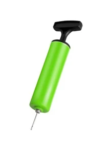 1pc Multicolor Abs Basketball Inflator With American & French Style Nozzle - Green - View 1