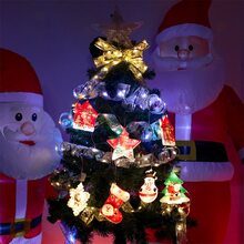 1 Miếng 4m 40-LED Cây thông noel Dải ruy băng trang trí String - Nhiều màu - Xem 7