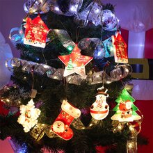 1 Miếng 4m 40-LED Cây thông noel Dải ruy băng trang trí String - Nhiều màu - Xem 8