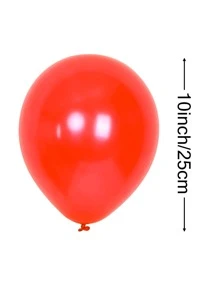 50 Piezas Globo Rojo Perlado De 10 Pulgadas - Rojo - Ver 3