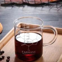 HappyWare Taza Vaso Precipitado 450 ml | Ideal para Café, Té y Regalos Geek - transparente - Ver 4