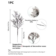 1BUC/6BUC Buchet de flori artificiale Babysbreath, decorare nuntă, decorare vază acasă, sufragerie, dormitor, decorare baie, Ziua Îndrăgostiților, decorare Anul Nou, aranjament floral pentru grădină în aer liber, recuzită pentru fotografiere, pervaz, sezon școlar, petrecere de aniversare, aranjament floral