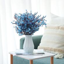 1入/6入組人造滿天星花束,婚禮裝飾,家用花瓶裝飾,餐廳、臥室、浴室裝飾,情人節、新年裝飾,室外花園花藝佈置,攝影道具,窗台、校園季、生日派對、花藝佈置