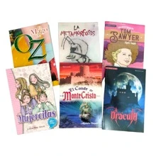 Set 6 Stories, Classic Novels, Books, 96 Pages.,Back To School,School Supplies - Multicolor - View 1
