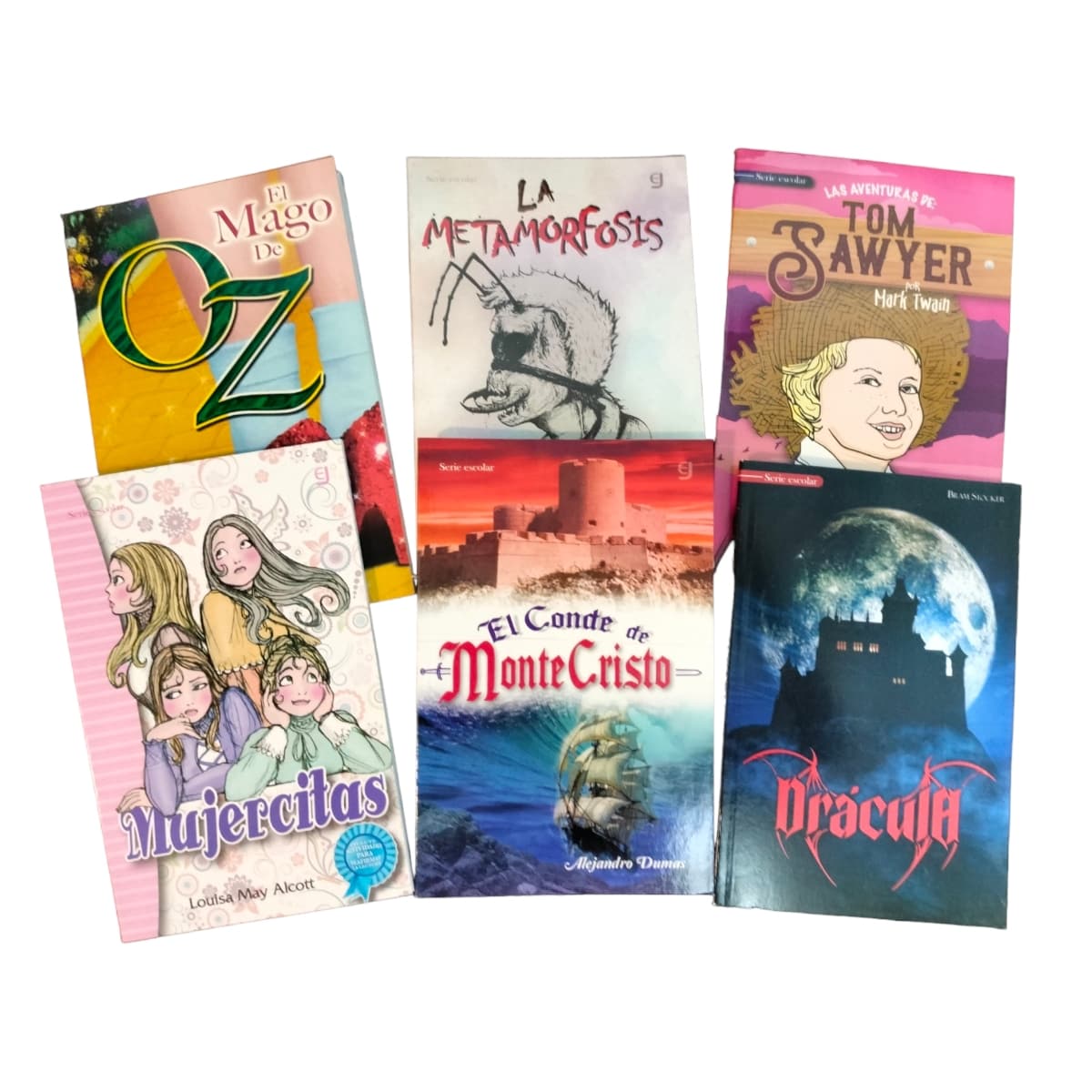 Set 6 Stories, Classic Novels, Books, 96 Pages.,Back To School,School Supplies - Multicolor - View 1