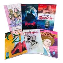 Set 6 Stories, Classic Novels, Books, 96 Pages.,Back To School,School Supplies - Multicolor - View 2