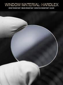 VA VA VOOM 男士防水运动风格赛车腕表，配有大表盘和黑色皮革表带，可作为父亲节礼物，也可作为返校学生的礼物 - 黑色 - 查看 10