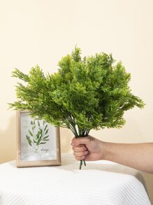 1pc Artificial Plant - Green - View 1