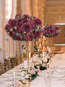 1朵人造牡丹花茶芽、玫瑰花、绣球花混合花束,diy生日派對、派對、裝飾、婚禮花籃、新娘撫摸鮮花、家居裝飾、餐廳、臥室、窗台裝飾、花瓶裝飾、情人節、新年裝飾、室外花園、開學季節 - 紅色 - 查看 4