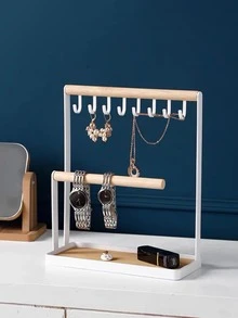 1pc Multicolor Iron Jewelry Holder, Key/accessory Storage Rack - Multicolor - View 5