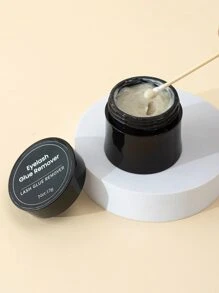 睫毛胶去除剂，15g 膏状睫毛延长去除剂溶解强力睫毛胶去除剂低刺激睫毛去除剂用于睫毛延长睫毛胶去除剂适用于敏感肌肤，用于睫毛延长睫毛胶，睫毛胶 - 黑色 - 查看 2