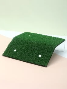 1 st. Plast Simulerad Gräsmatta För Sola Och Klättrande , Med Sugning Koppar , Lämplig För Sköldpadda Och Reptil - Grön - Visa 3