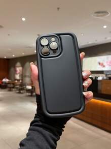 1入組黑肥皂造型防震,防滑,防指紋,加厚手機殼,適用於iphone,小米,三星手機 - 黑色 - 查看 5