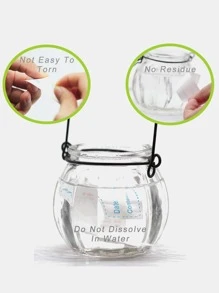 2 Rolls 250pcs Date Marking Paper Labels, Simple & Multi-Purpose Tearable Stickers For Food Refrigerator Storage Date Record And Clothes Sorting In Wardrobe - Multicolor - View 5