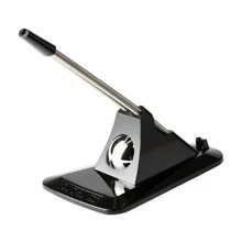 1pc Black Triangle Spring Mouse Cable Management Support With Elastic Adjustment, Anti-slip Pad For Mouse Sensitivity Improvement, Used For Electronic Pc Gaming Mouse - Black - View 5