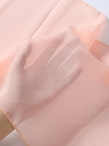 1入組粉色一次性桌子極簡纖維一次性桌布適合派對 - 淺粉色 - 查看 2