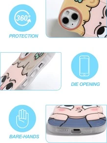Cartoon Graphic Phone Case,International Version, Not The Domestic Version - Multicolor - View 3