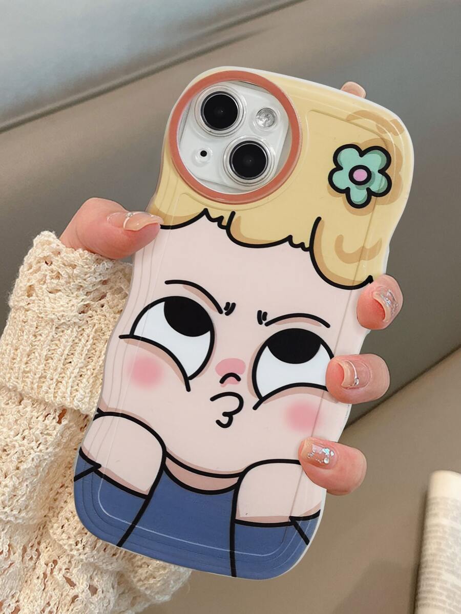 Cartoon Graphic Phone Case,International Version, Not The Domestic Version - Multicolor - View 1