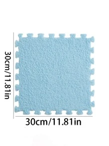 2 piezas Alfombra unicolor