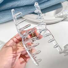 Transparent Hair Clips For Women, Perfect For Daily Use - Clear - View 2