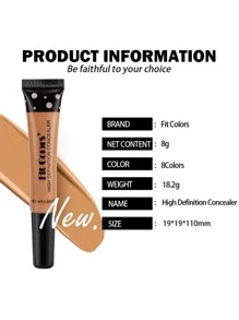 Fit Colors 高遮瑕力，1入組滋養液粉底管遮瑕滋養粉底，適用於黑眼圈 - 06 Tan - 查看 8