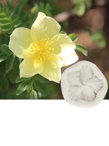 1pc Creative Petal Cake/candy Decoration Mold - White - View 4