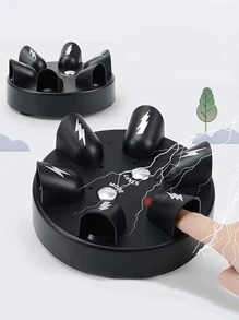 1 Pieza Juguete Eléctrico De Broma De Fiesta, Detector De Mentiras De Descarga Eléctrica, Juguete De Alivio De Estrés - Negro - Ver 7