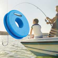 20 bucăți bobine de spumă de pescuit 4,5 cm/1,77 inci cârlig de depozitare suport pentru firul de pescuit (culoare aleatorie)