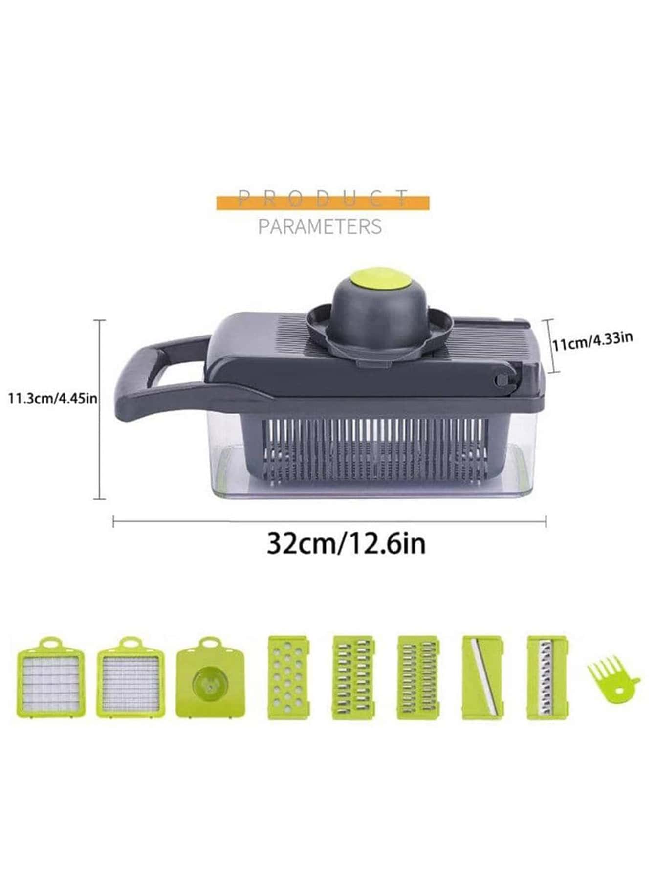 1pc Vegetable Chopper, 16In1 Vegetable Cutter Food Chopper With