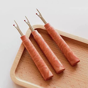 1入組/2入組/4入組縫紉拆線器木質拆線器拆線器工具方便拆線器用於服裝製作縫紉配件