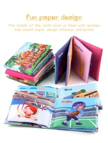 Libro Interactivo De Tela Para Niños Con Color, Imagen Y Reconocimiento De Instrumentos Musicales - Multicolor - Ver 4