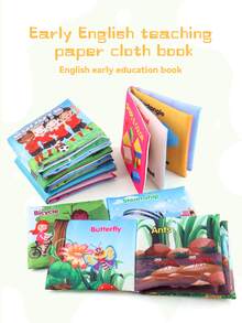 Libro Interactivo De Tela Para Niños Con Color, Imagen Y Reconocimiento De Instrumentos Musicales - Multicolor - Ver 2