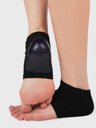 2pcs Heel Crack Protector With Moisture & Smoothing Effect, Ankle Socks For Heel CareFor Outdoor,Sport,Travel,Household,Office,School