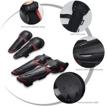 CHCYCLE 摩托車盔甲套裝越野車齒輪胸部保護裝置越野摩托車適用於越野車胸部保護齒輪帶肘部護膝守衛適用於騎行